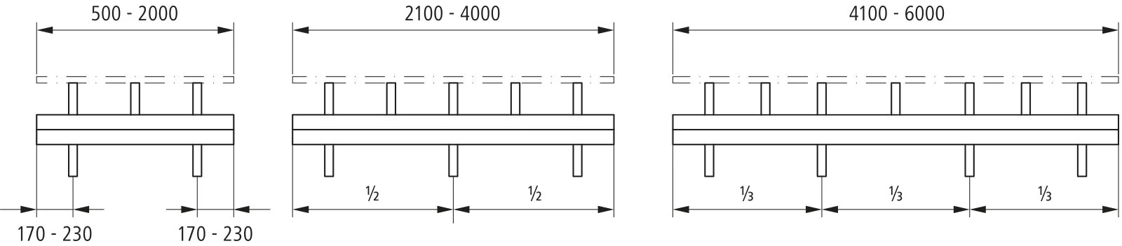 Kermi Bankkonsole für Konvektoren Typ 32/33, 1310 x 250 mm in weiß