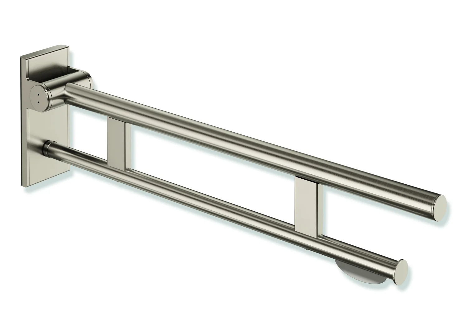 HEWI System 900 Mobiler Stützklappgriff Duo, Design A, Edelstahl PVD, 750 mm Ausladung HEWI System 900 Mobiler Stützklappgriff Duo, Design A, Edelstahl PVD, 750 mm Ausladung