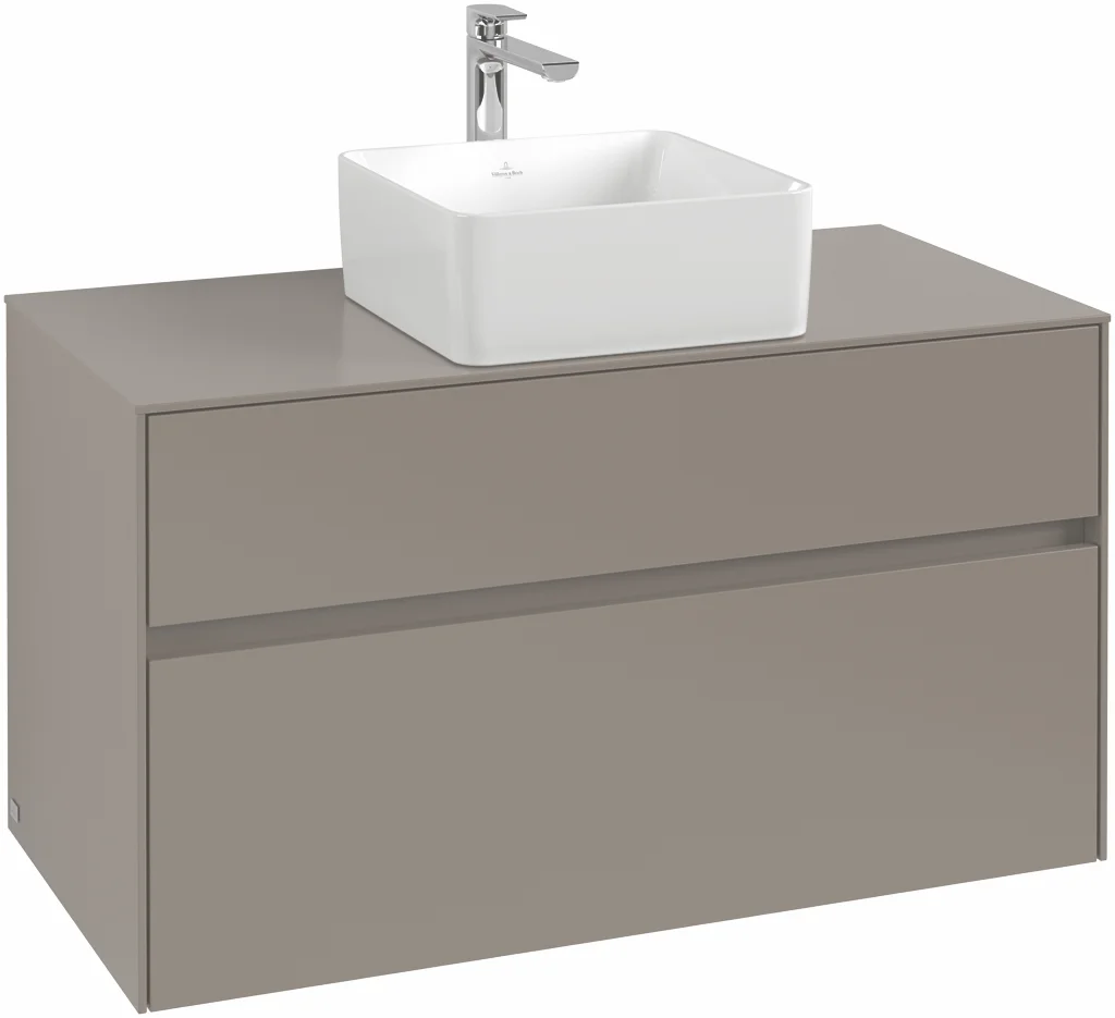 Villeroy & Boch Collaro Waschbeckenunterschrank C03800, 1000x548x500mm, Black Oak