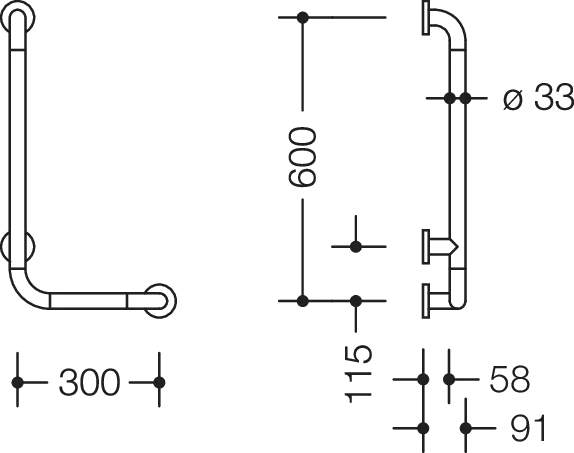 HEWI Haltegriff „Serie 801“ HEWI Haltegriff „Serie 801“