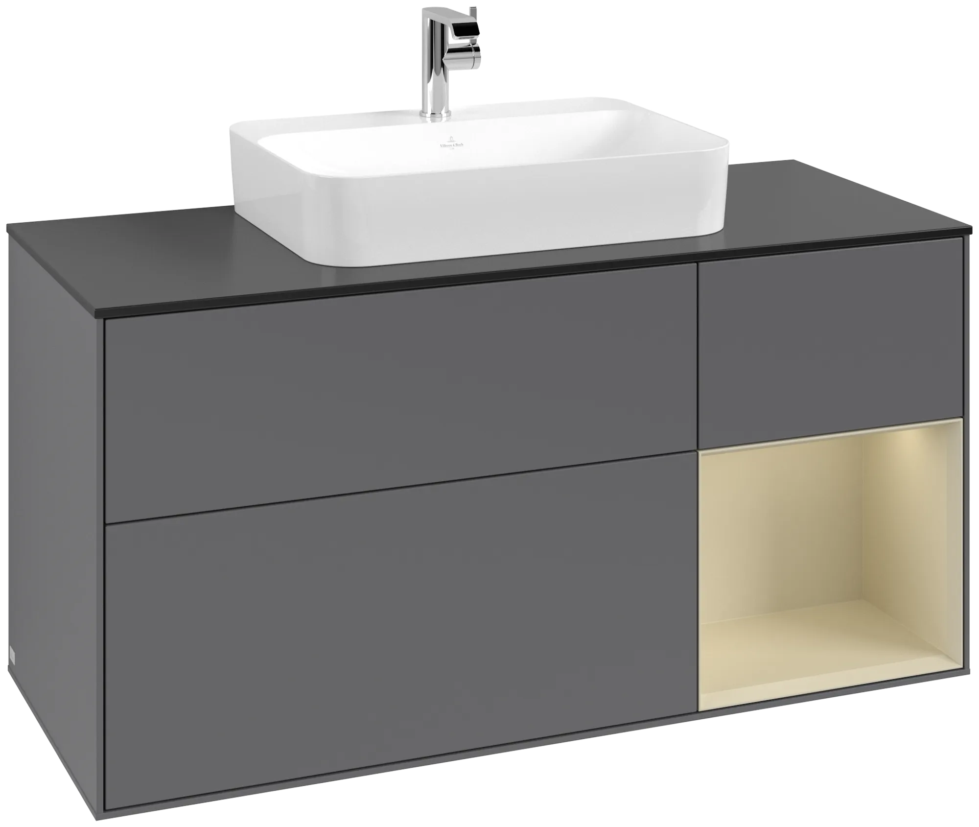 Villeroy & Boch Finion Waschbeckenunterschrank G42, anthrazit