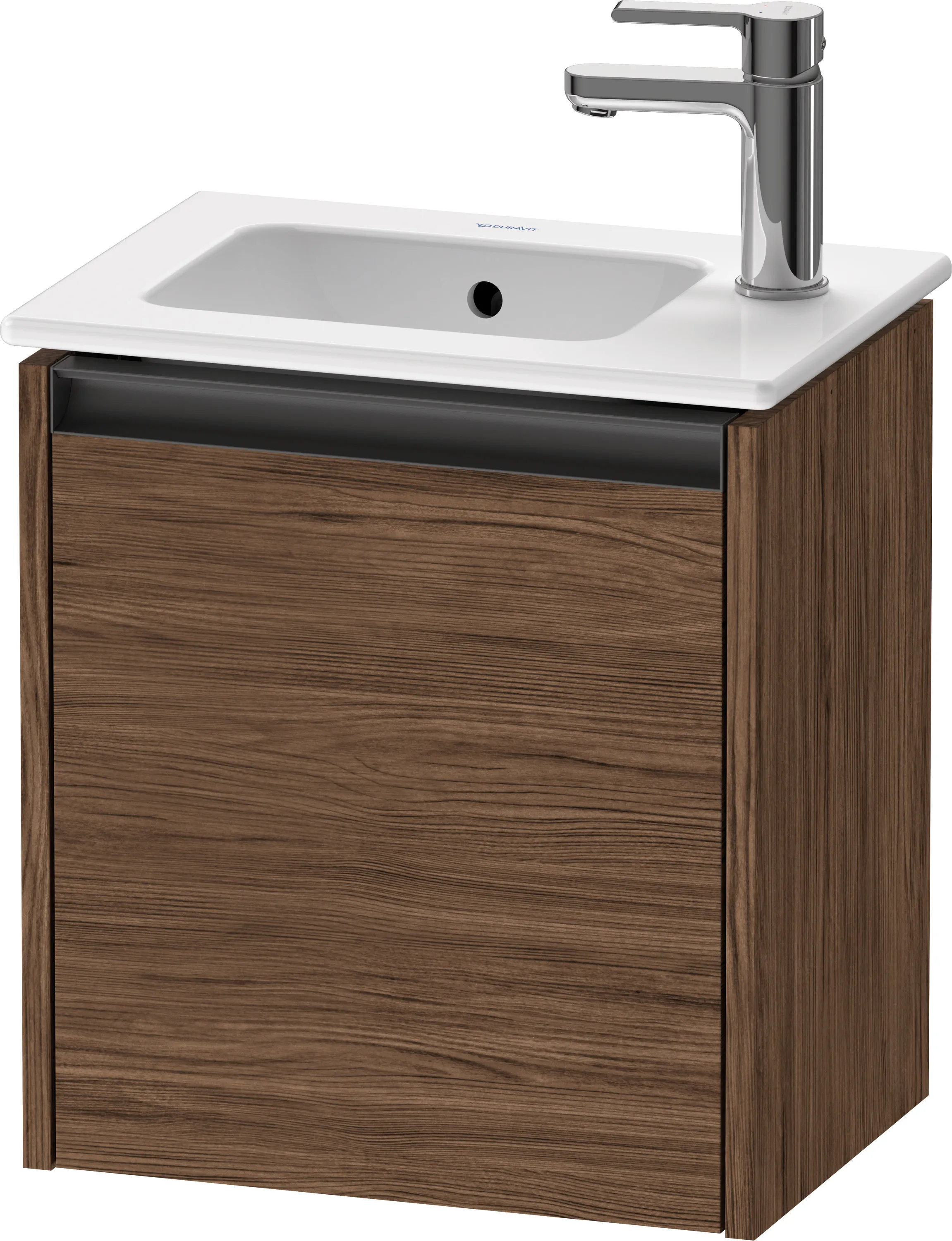 Duravit Waschtischunterschrank wandhängend „Ketho.2“ 41 × 44 × 29,2 cm Nussbaum Dunkel