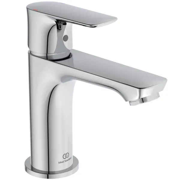 Waschtischarmatur Connect Air, Slim, 5l/min, ohne Ablaufgarnitur, Ausladung 107mm, Brushed Gold Waschtischarmatur Connect Air, Slim, 5l/min, ohne Ablaufgarnitur, Ausladung 107mm, Brushed Gold