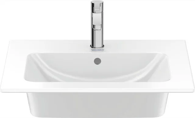 Wandwaschtisch „ME by Starck“, mit Überlauf, Hahnlochposition mittig in Weiß Hochglanz Wandwaschtisch „ME by Starck“, mit Überlauf, Hahnlochposition mittig in Weiß Hochglanz