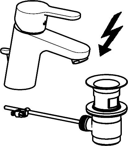 HansaPRIMO Waschtischarmatur HansaPRIMO 4957 CU-Rohr
