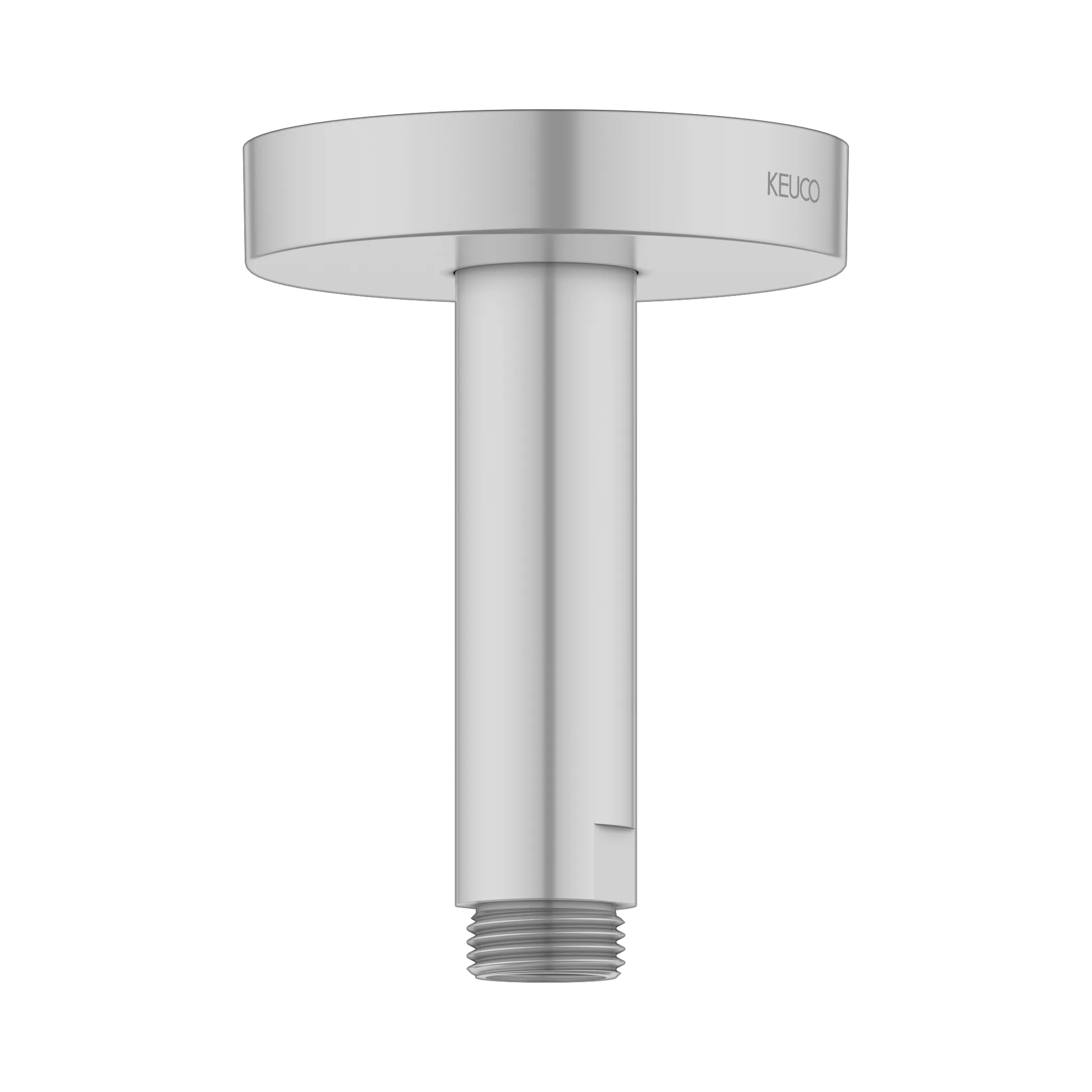 Elegance 51689170100 Brausearm Deckenanschluß rund 100 mm Aluminium-finish Elegance 51689170100 Brausearm Deckenanschluß rund 100 mm Aluminium-finish