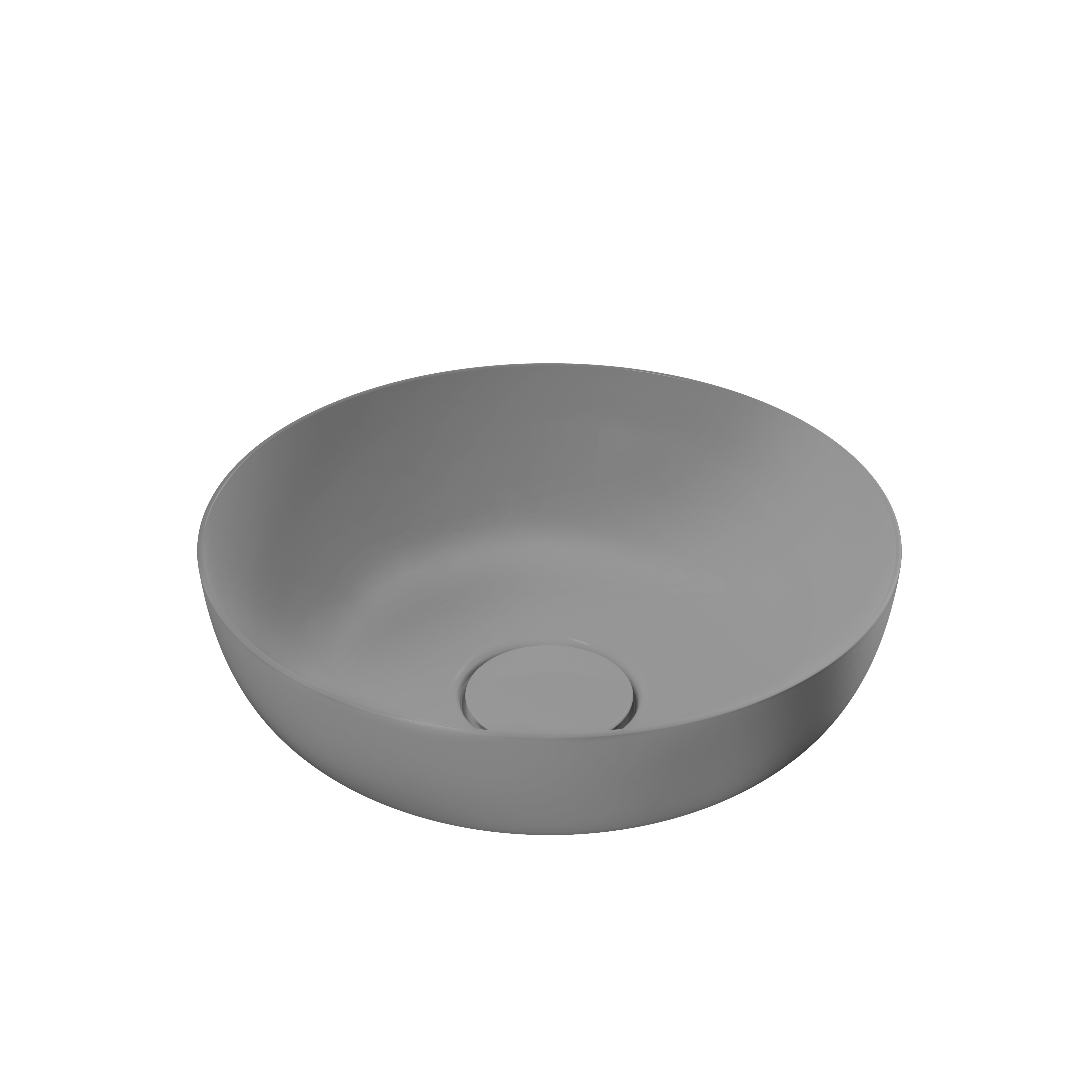 Waschtischschale „Miena“ ⌀ 31 cm in cool grey 30, mit Perl-Effekt