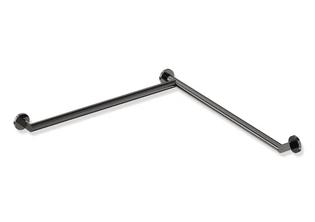 HEWI System 900 Duschhandlauf, Edelstahl, PVD, links, 765 mm