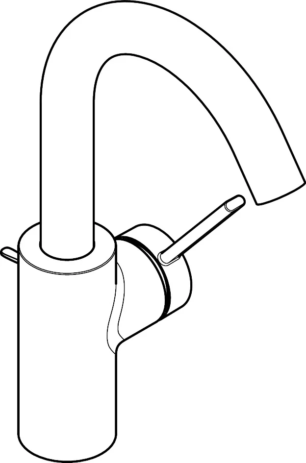 Hansgrohe Einhebel-Waschtischmischer Zesis S Chrom, Schwenkauslauf, ComfortZone 210, Ausladung 142 mm, Auslaufhöhe 210 mm