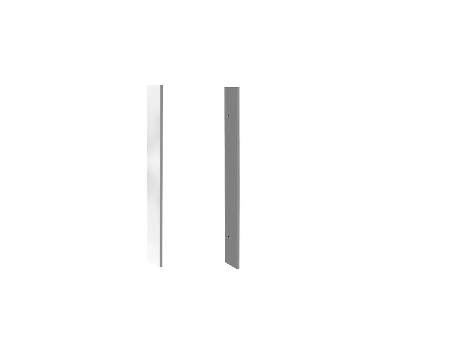 Einbau-Set prime SlimAufputz Glas weiss Gänzend Einbau-Set prime SlimAufputz Glas weiss Gänzend