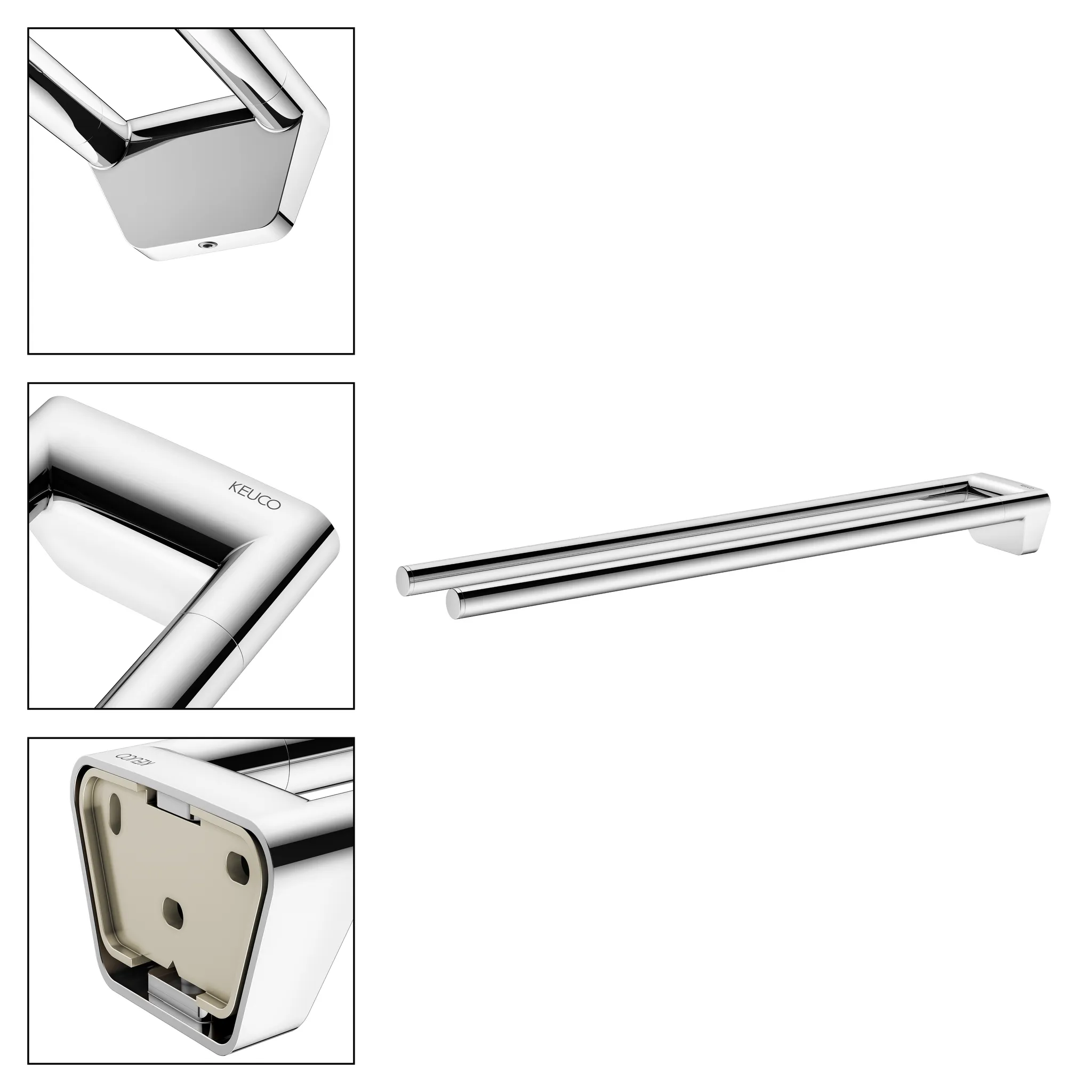 REVA 12818010000 Handtuchhalter 450 mm verchromt REVA 12818010000 Handtuchhalter 450 mm verchromt