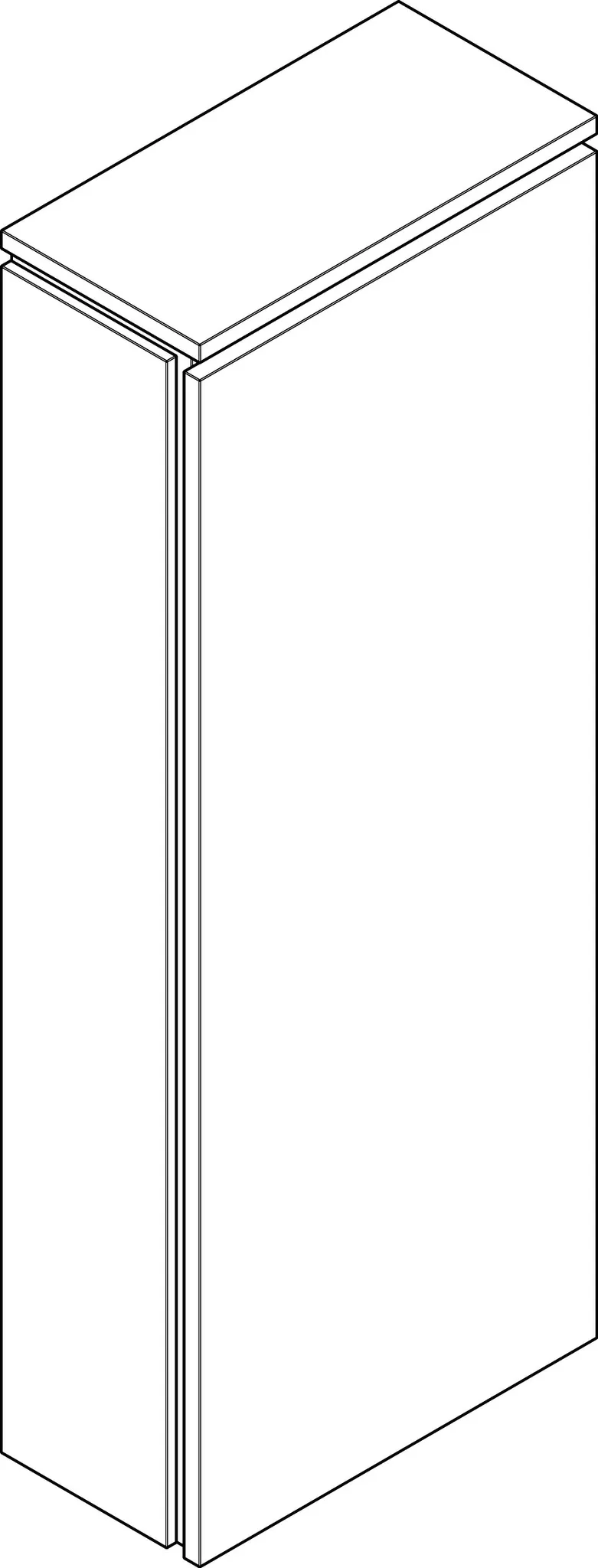 Hansgrohe Hochschrank „Xilesa E“ in Schiefergrau Matt Hansgrohe Hochschrank „Xilesa E“ in Schiefergrau Matt