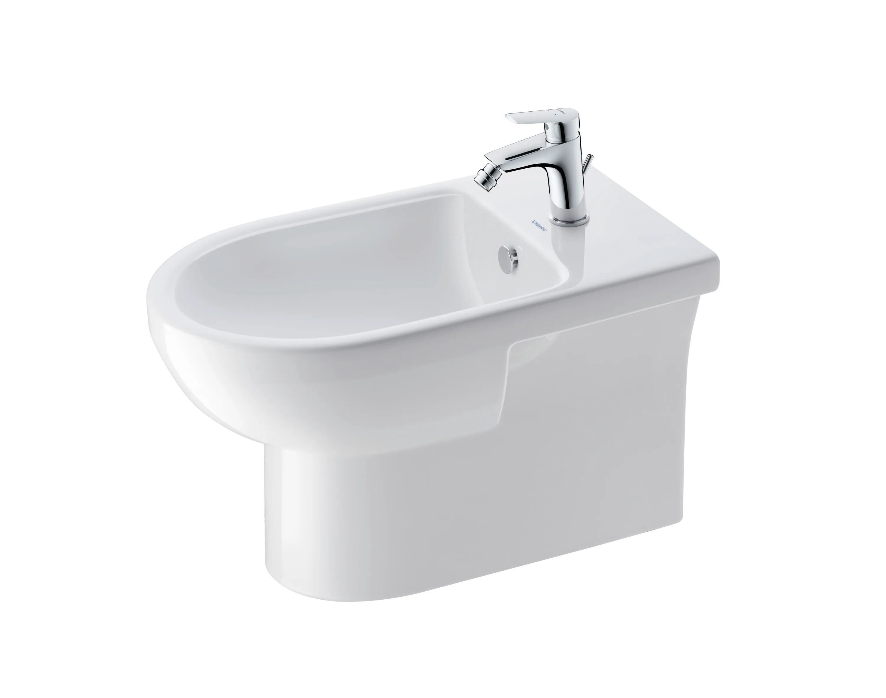 Duravit Stand-Bidet „No.1“, Befestigung sichtbar 36,5 × 65 × 40 cm