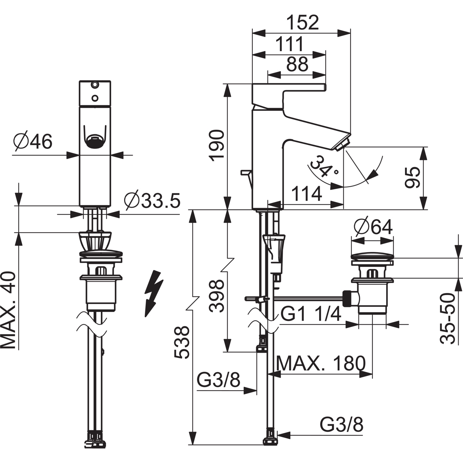 HansaVANTIS Waschtischarmatur HansaVANTIS XL 5246 Ablaufgarnitur Chrom Pinhebel HansaVANTIS Waschtischarmatur HansaVANTIS XL 5246 Ablaufgarnitur Chrom Pinhebel