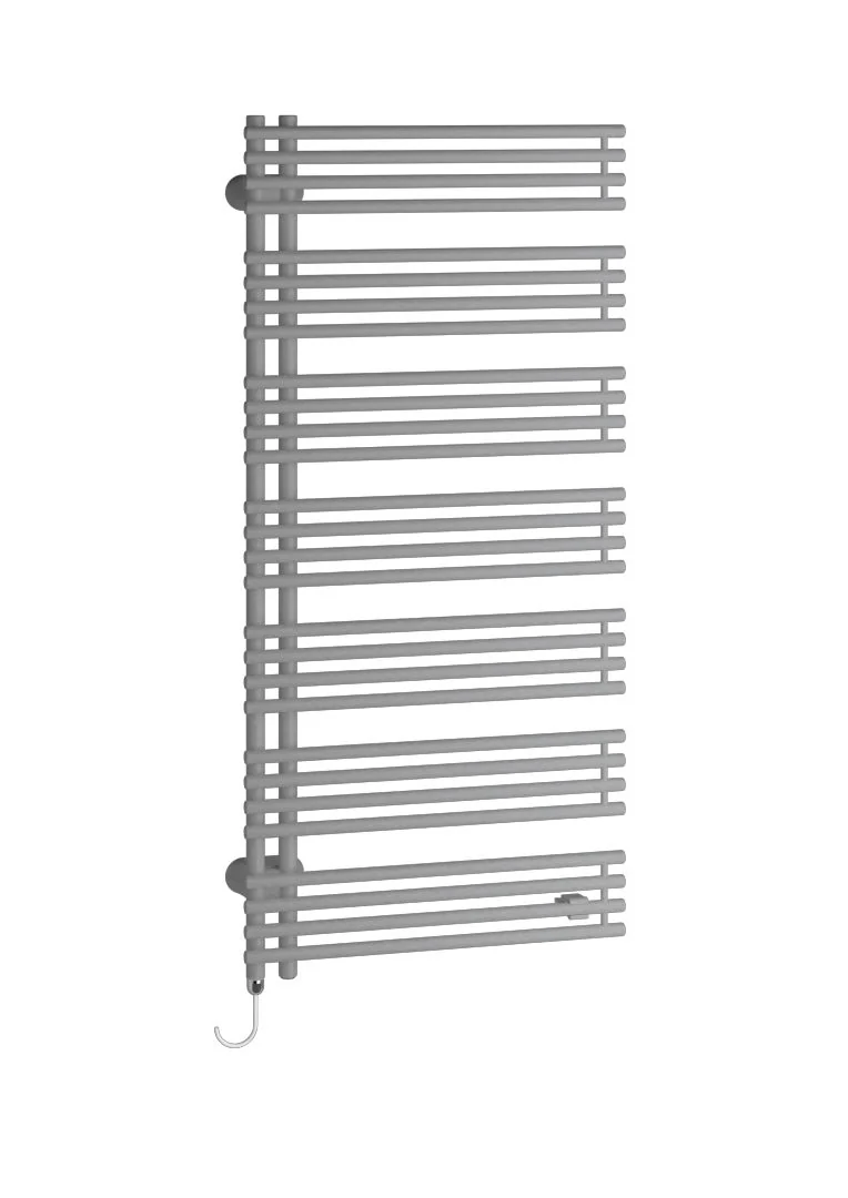 Kermi Design-Elektroheizkörper „Diveo®-E“ 45 × 170 cm in Weiß Soft (RAL 9016, matt)