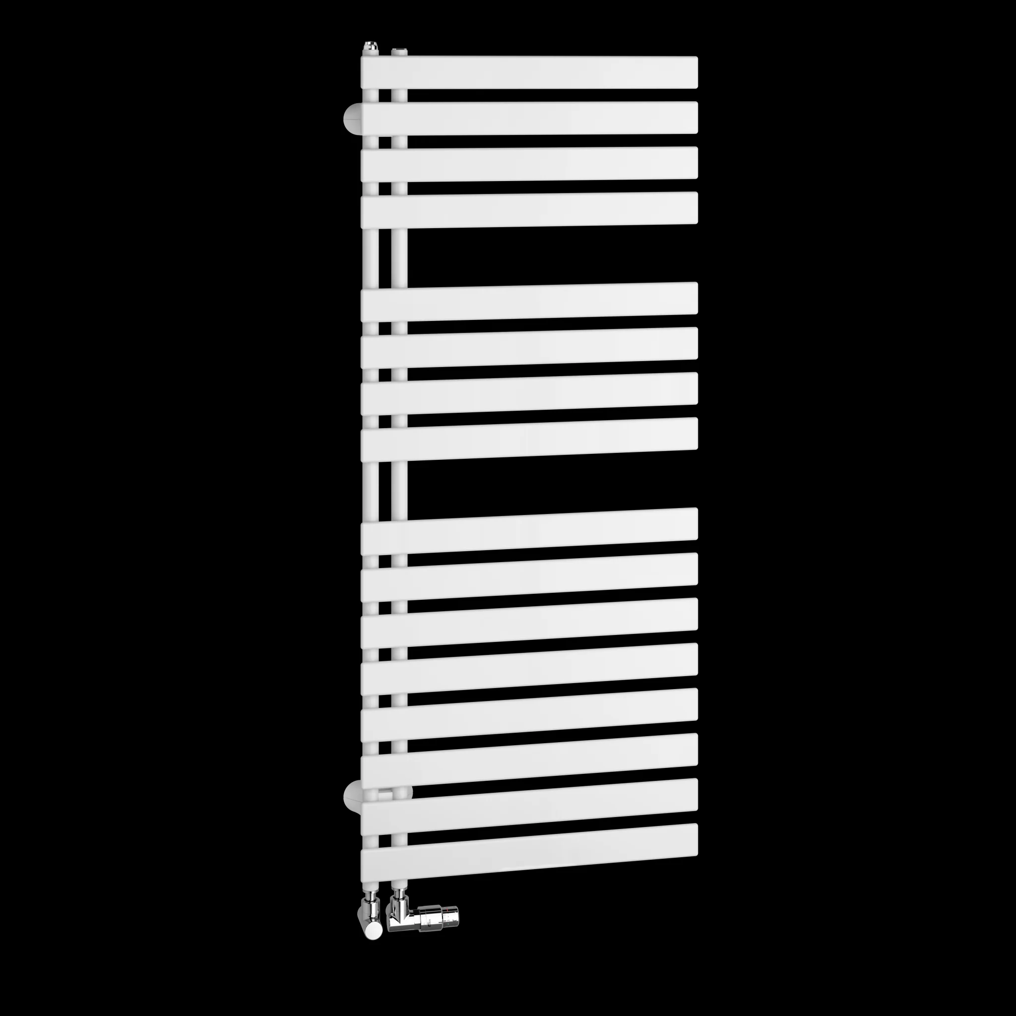Kermi Design-Heizkörper „Credo® Half® flat“ 45 × 100 cm in Weiß (RAL 9016)