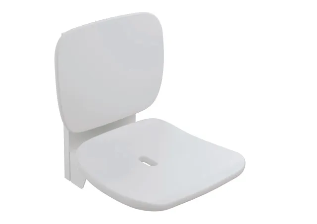 Klappsitz „Serie 802 LifeSystem“ in Signalweiß glänzend / Signalweiß matt Klappsitz „Serie 802 LifeSystem“ in Signalweiß glänzend / Signalweiß matt