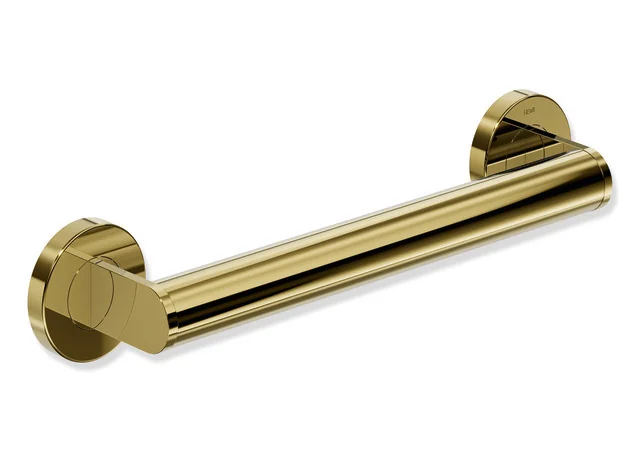 HEWI Haltegriff System 900, Edelstahl PVD gold glänzend, Achsmaß 305 mm, Tiefe 70 mm, Stangendurchmesser 32 mm
