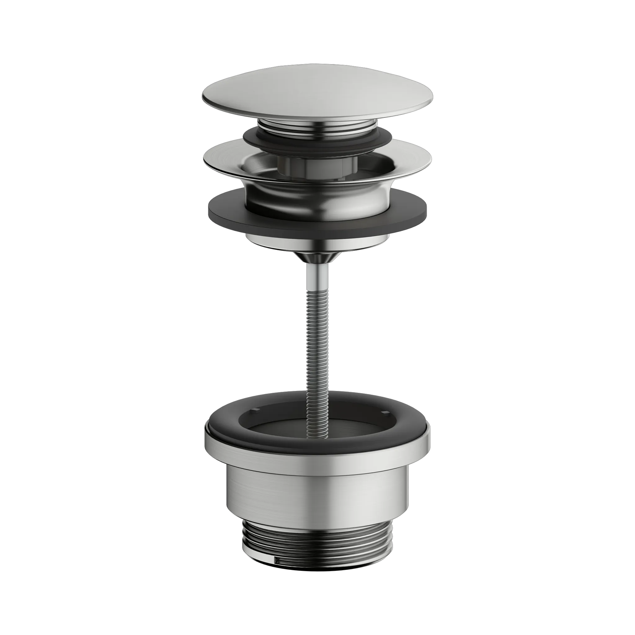 KEUCO Ablaufgarnitur Push-Open Edelstahl-finish KEUCO Ablaufgarnitur Push-Open Edelstahl-finish