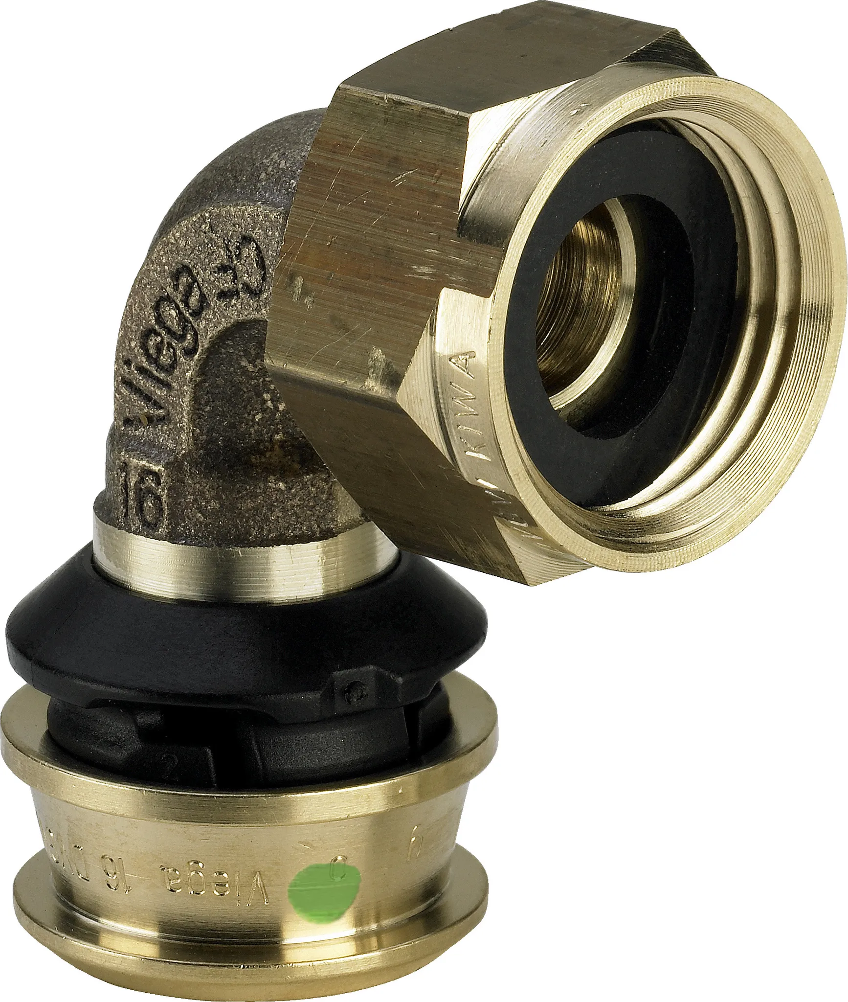 Viega „Raxofix“ 90°- Anschlussverschraubung 16 mm × 3/4″ Viega „Raxofix“ 90°- Anschlussverschraubung 16 mm × 3/4″