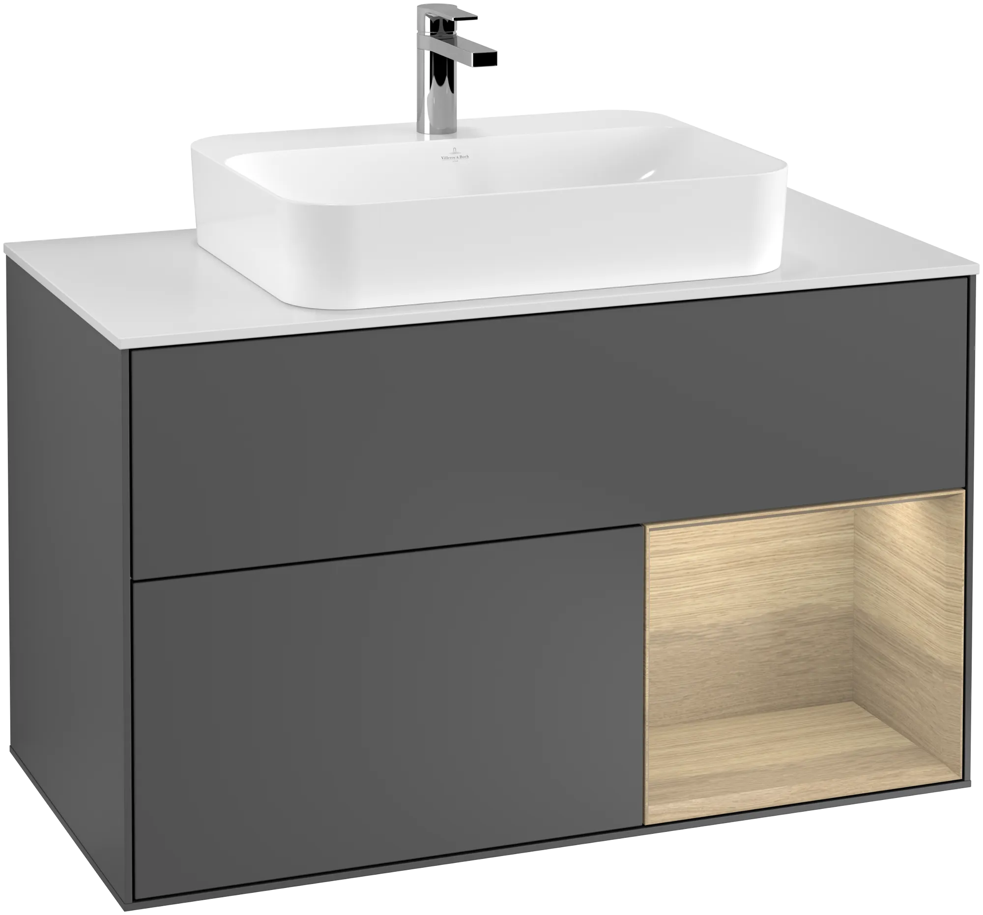 Villeroy & Boch Finion Waschbeckenunterschrank G37, anthrazit