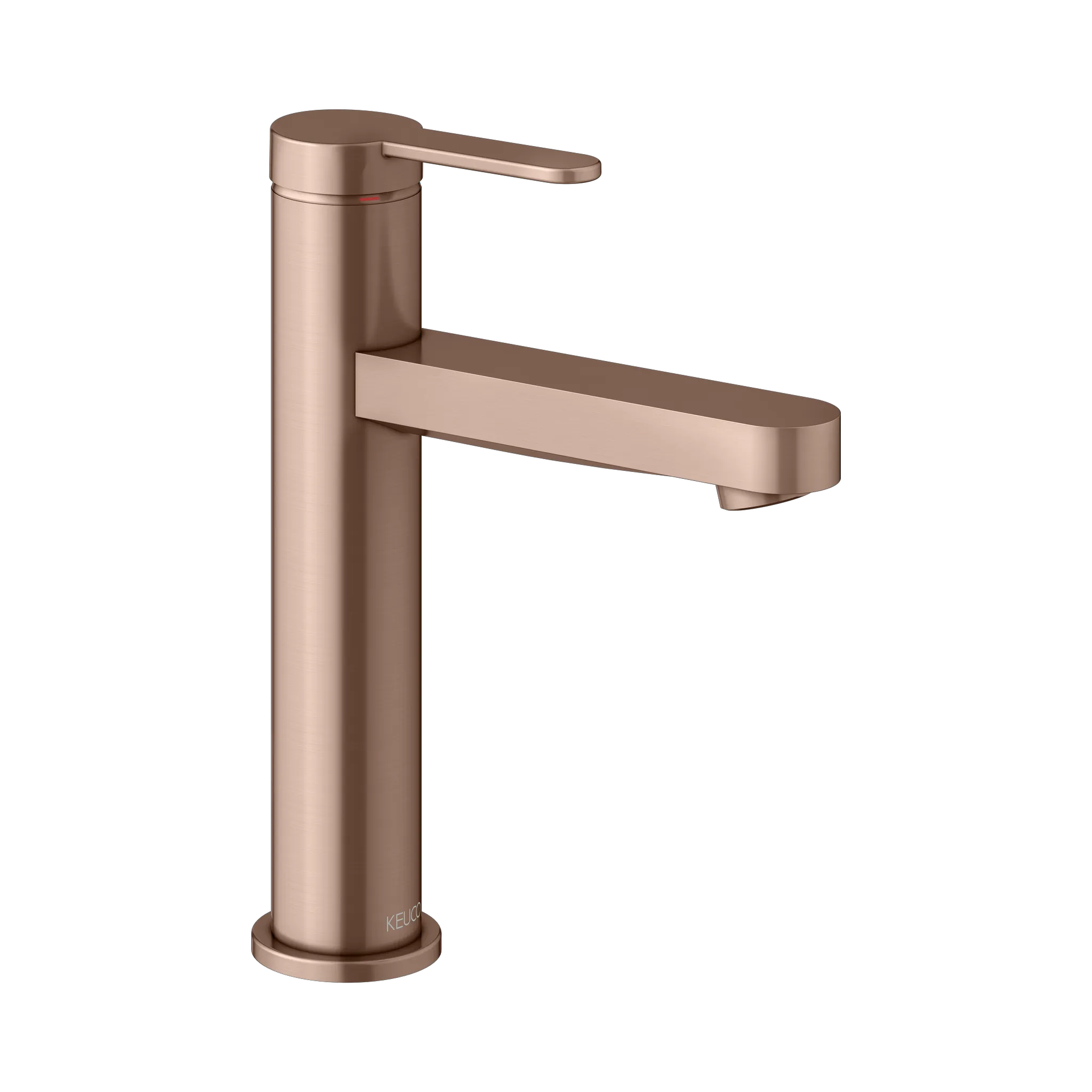 IXMO Einhebel-Waschtischmischer 130 IXMO Flat, Rosette rund Rotgold geb.