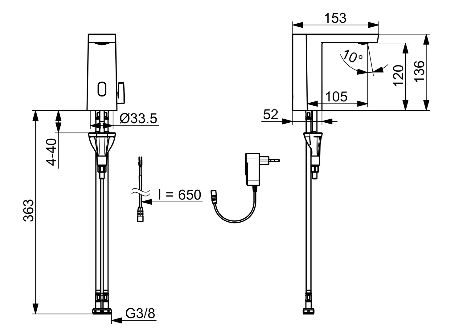 WT-Batt. HansaSTELA 5712 9⁄12 V, Bluetooth chr WT-Batt. HansaSTELA 5712 9⁄12 V, Bluetooth chr