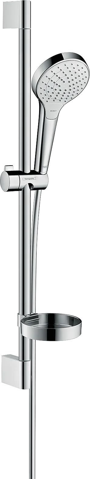Brausenset Croma Select S Vario/ Unica 650mm weiss/chrom mit Seifenschale Brausenset Croma Select S Vario/ Unica 650mm weiss/chrom mit Seifenschale