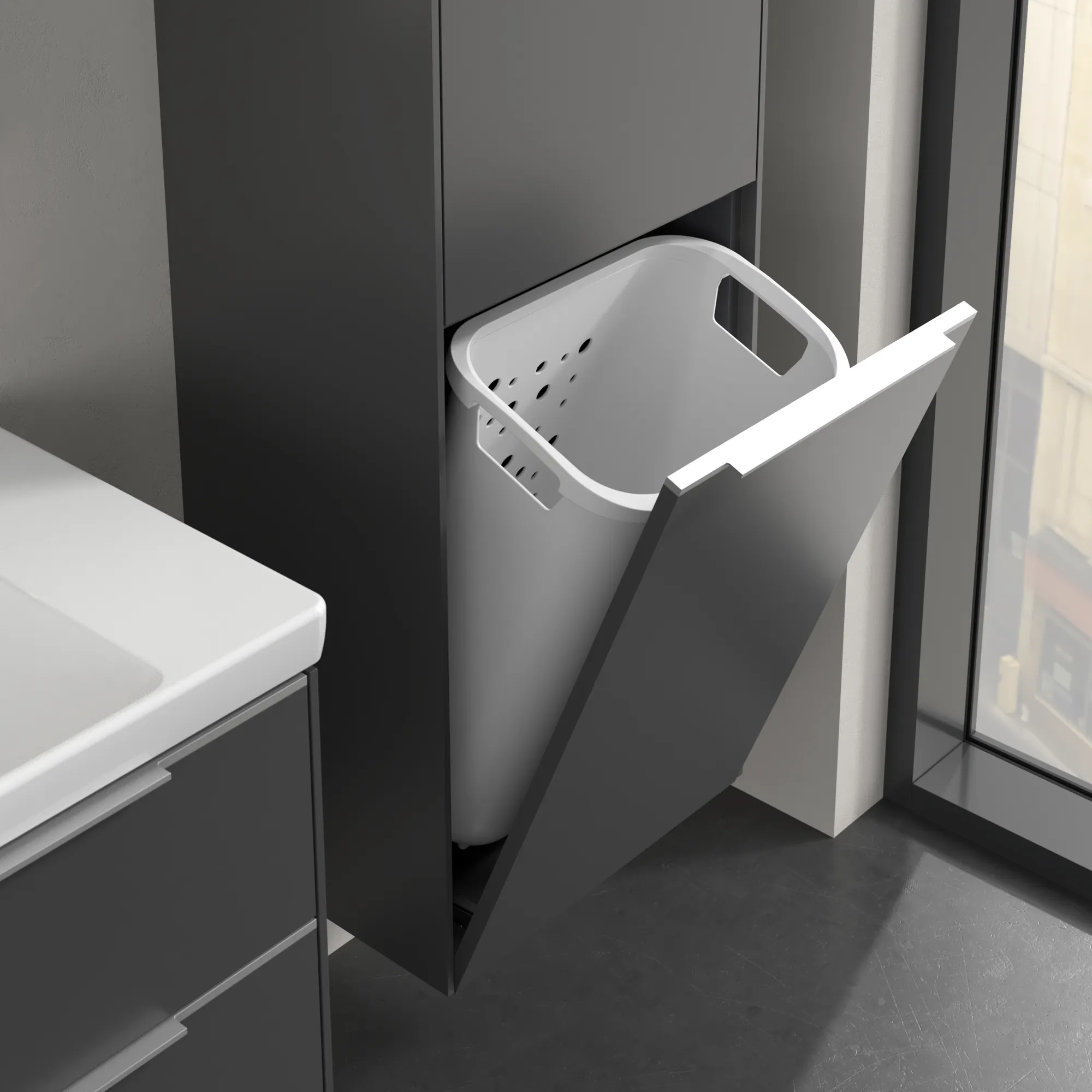 Villeroy & Boch Hochschrank Subway 3.0 C59300, 450x1710x362mm, eckig, wandhängend