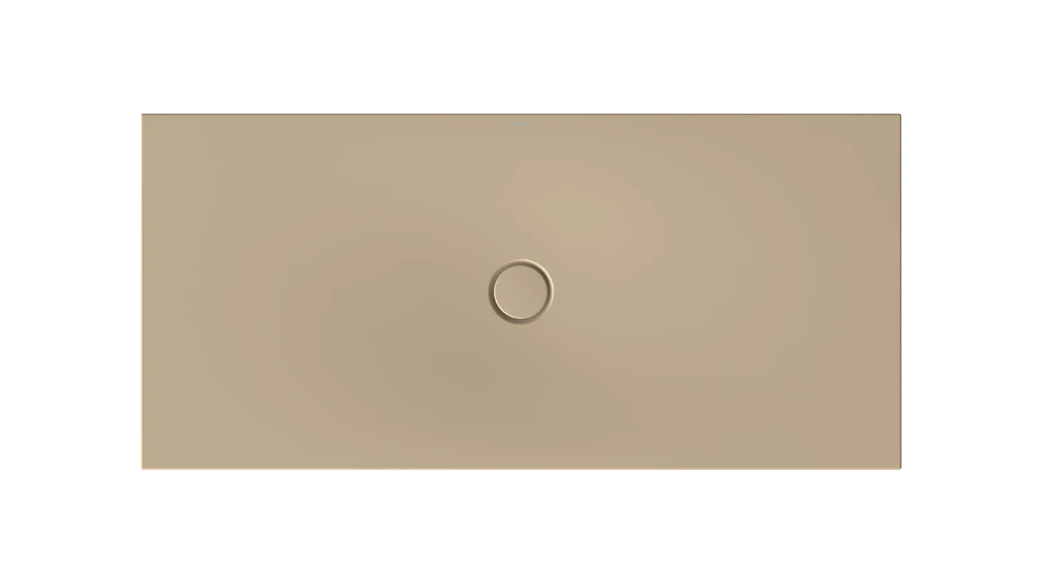 Bette rechteck Duschwanne „BetteFloor“ 1600 × 750 mm ohne Oberflächenbeschichtung, ohne Oberflächenveredelung, ohne Wannenträger, in Greige