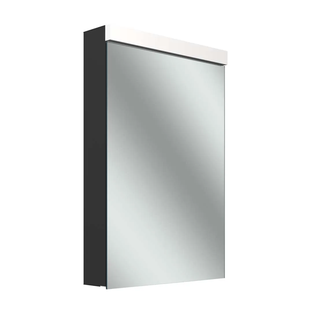 Schneider Spiegelschrank „LOWplusLED“ in schwarz matt Schneider Spiegelschrank „LOWplusLED“ in schwarz matt