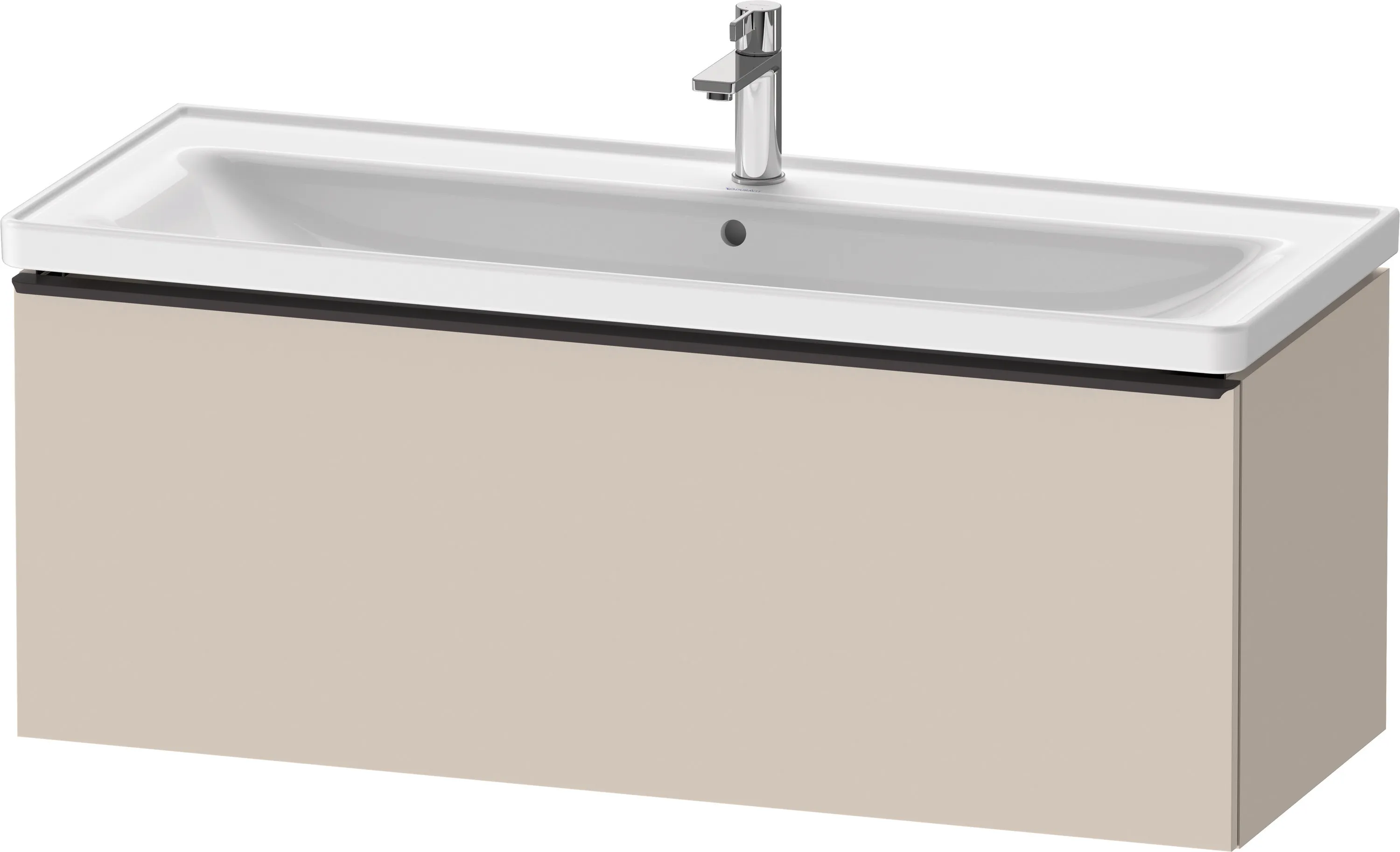 Duravit Waschtischunterschrank wandhängend „D-Neo“ 118,4 × 44 × 45,2 cm in Taupe Matt Duravit Waschtischunterschrank wandhängend „D-Neo“ 118,4 × 44 × 45,2 cm in Taupe Matt