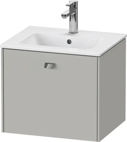 Duravit Waschtischunterschrank wandhängend „Brioso“ 52 × 44,2 × 41,9 cm in Betongrau Matt