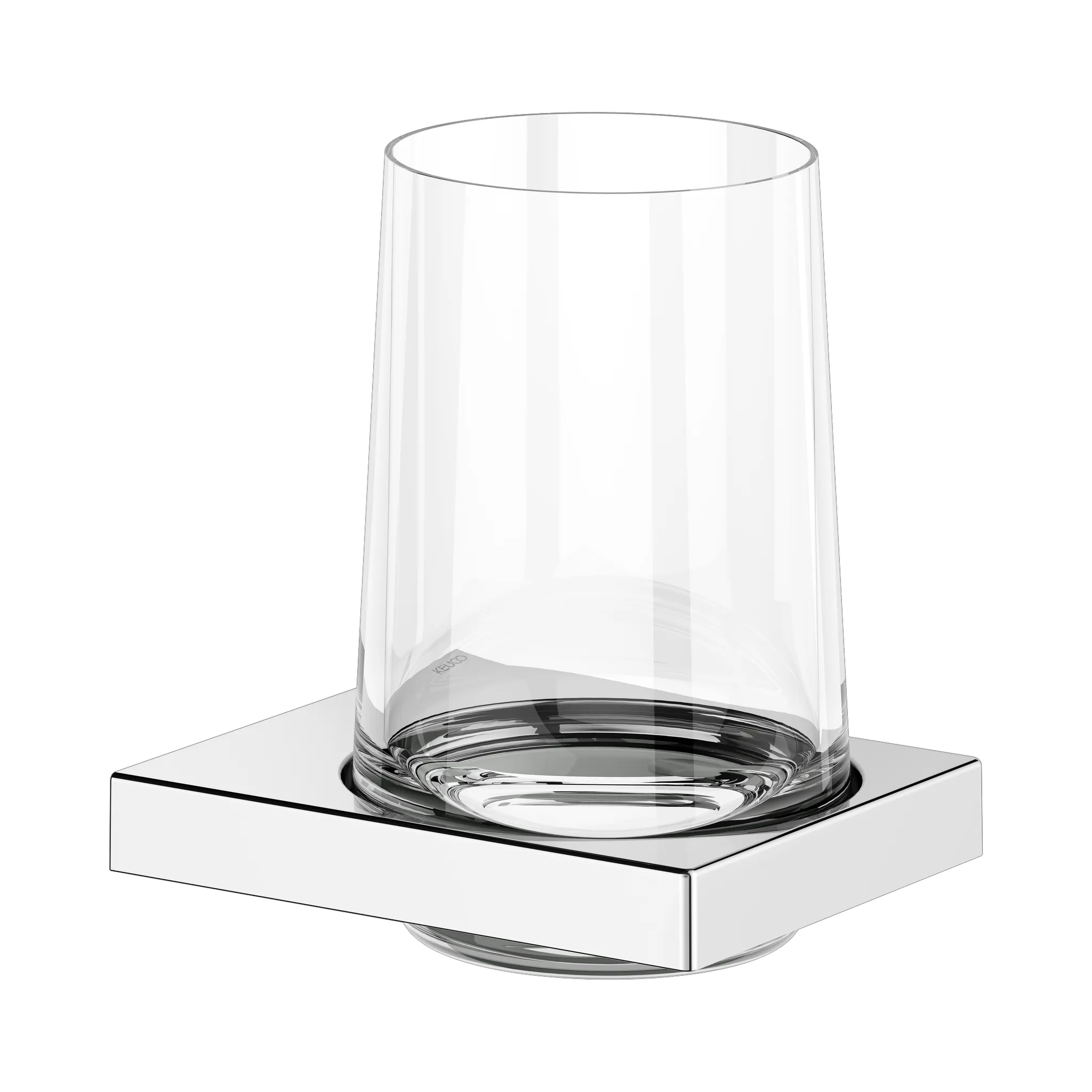 Edition 11 11150019000 Glashalter mit Echtkristall-Glas verchromt