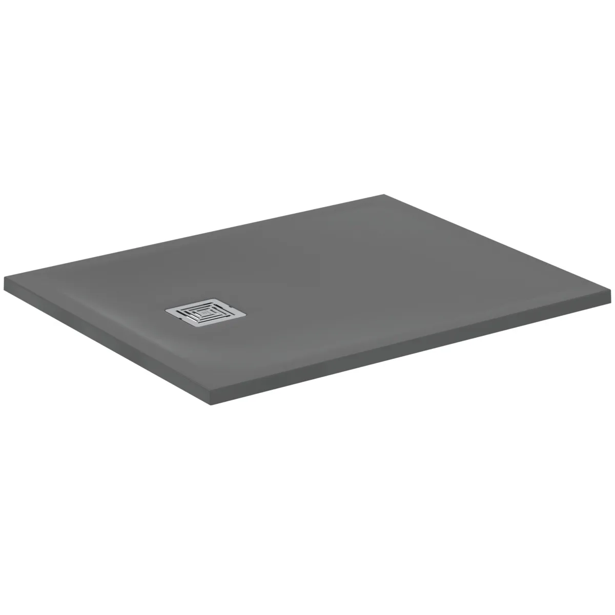 Ideal Standard Duschwanne „UltraFlatS+“ 80 × 100 cm in Quarzgrau