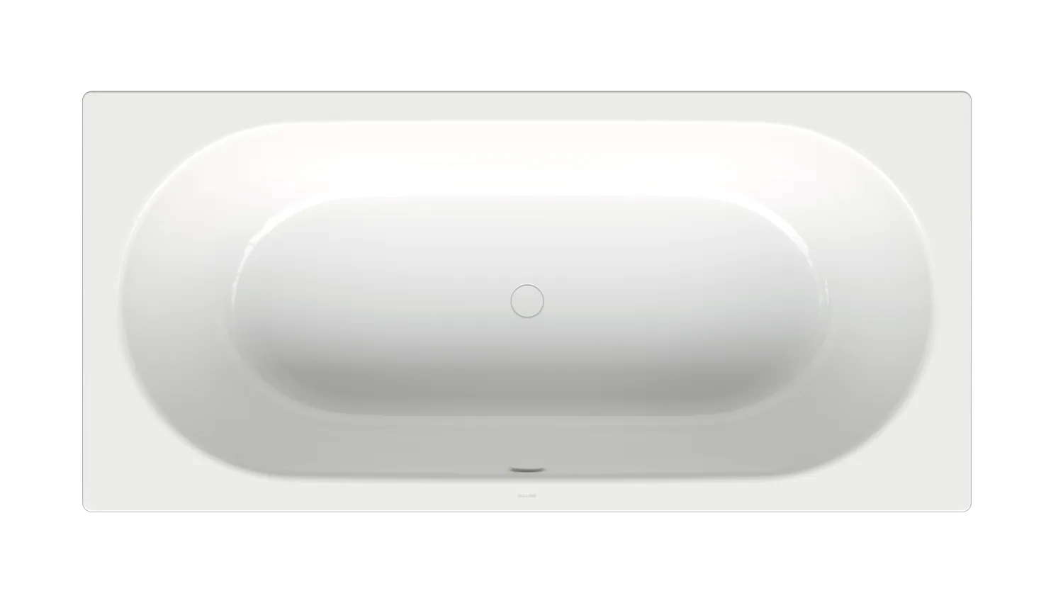 BetteStarlet Badewanne, 1900 x 900 mm, weiß, glasierter Titan-Stahl, 2-Sitzer, Einbau mit Unterbau
