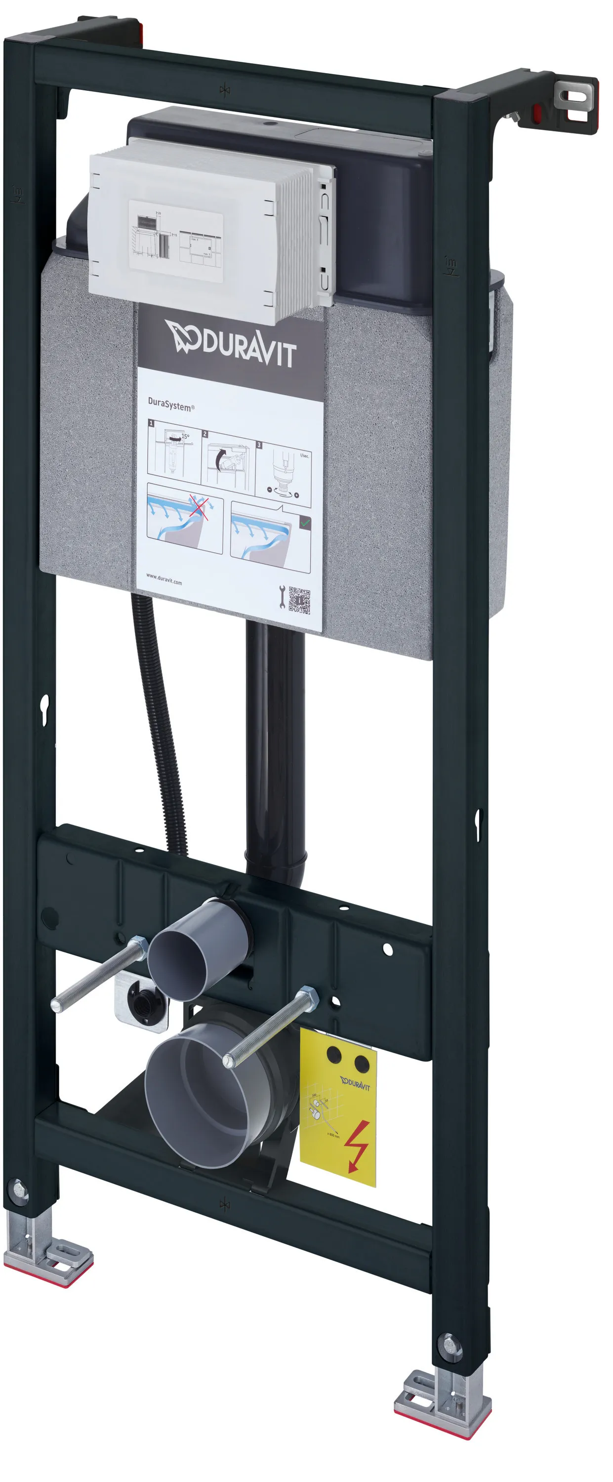 Duravit Vorwand-/Einbauelement für Toilette Installationselement Trockenbau für WC „DuraSystemInstallationselemente“ 114,8 × 50 cm in Duravit Vorwand-/Einbauelement für Toilette Installationselement Trockenbau für WC „DuraSystemInstallationselemente“ 114,8 × 50 cm in