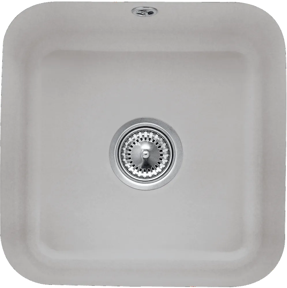 Villeroy & Boch Unterbau-Küchenspülbecken „Cisterna“ 50 445 × 445 × 200 mm in Pure Black