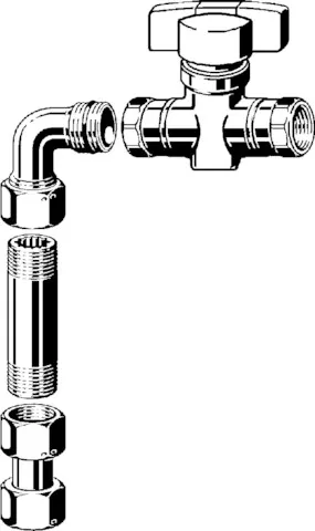 Viega „Sanfix“ Anschlussset für Wasserzähler 3/4″ Viega „Sanfix“ Anschlussset für Wasserzähler 3/4″