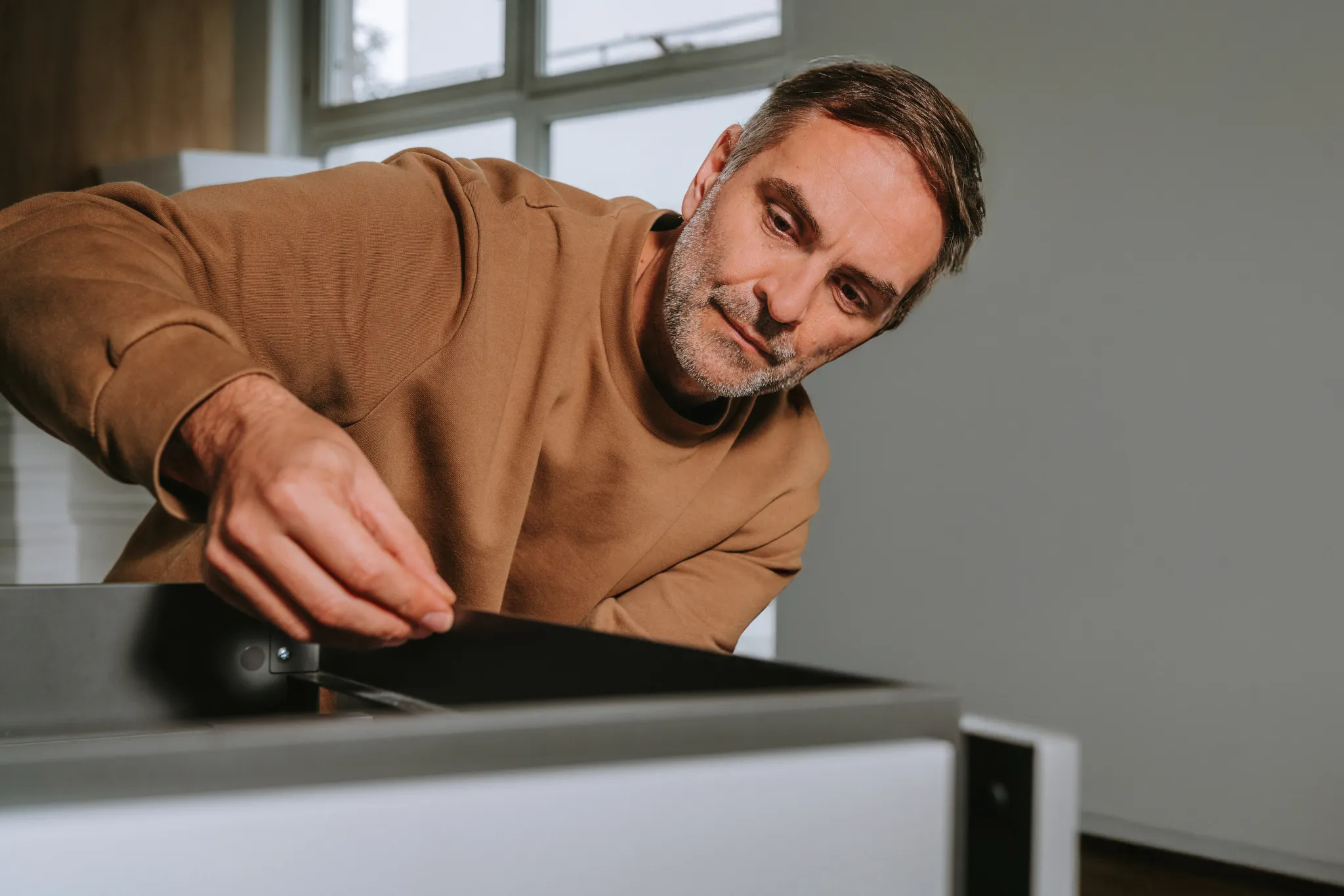 Hansgrohe Waschtischunterschrank Xilesa E, Mattweiß, 580 x 470 mm, 2 Schubkästen PushOpen, SoftClose, Wandmontage Hansgrohe Waschtischunterschrank Xilesa E, Mattweiß, 580 x 470 mm, 2 Schubkästen PushOpen, SoftClose, Wandmontage