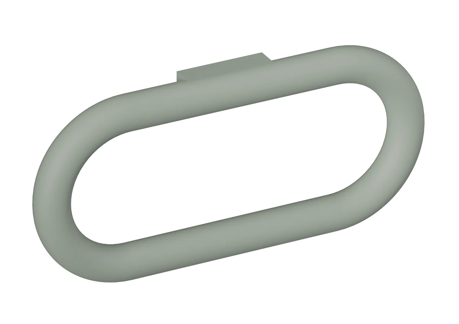 HEWI Handtuchring „Serie 477“ 32 × 15 × 2,8 cm in Felsgrau HEWI Handtuchring „Serie 477“ 32 × 15 × 2,8 cm in Felsgrau