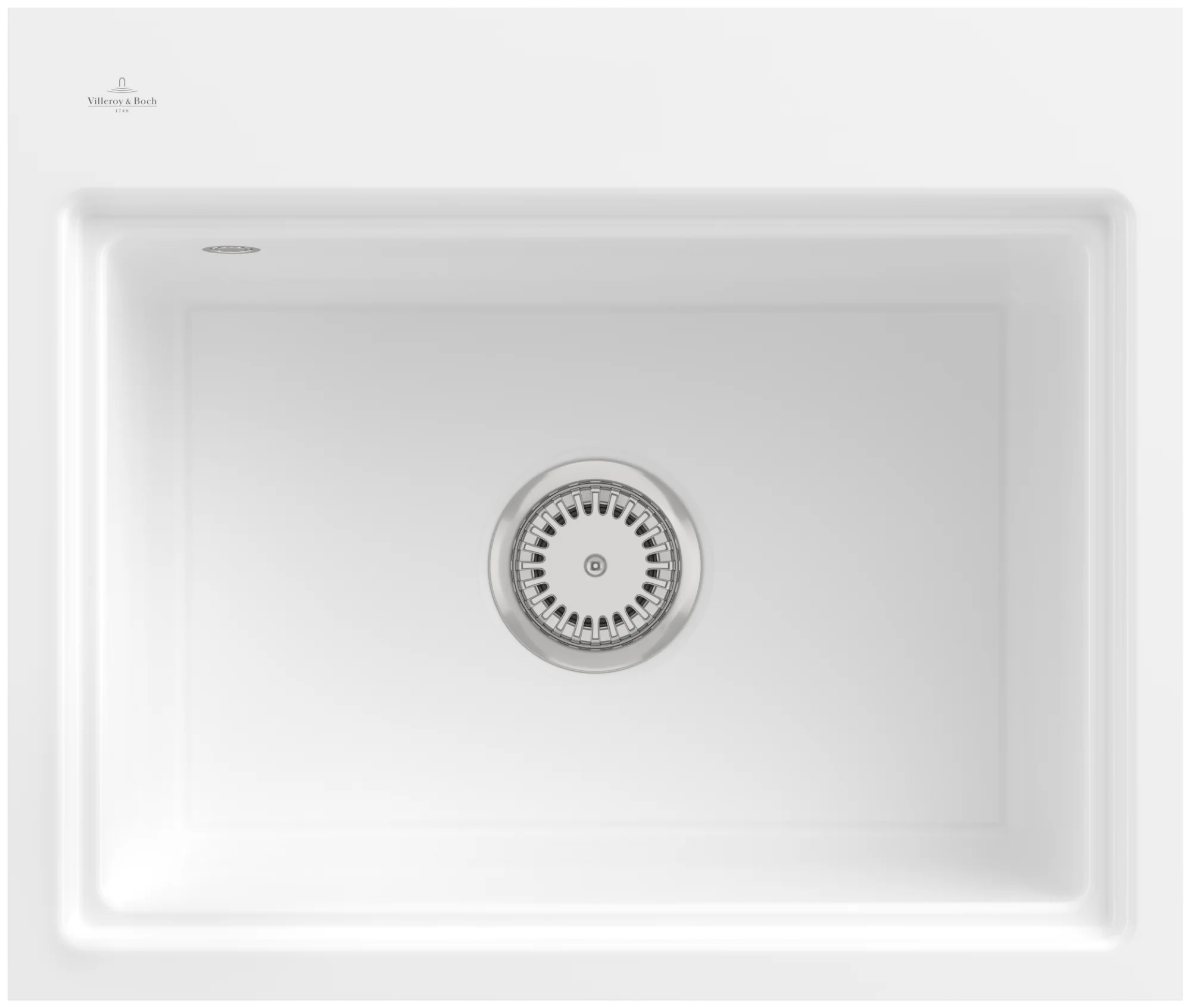 Villeroy & Boch Subway Style 60 S Flat 33661F, 600x510 mm, flächenbündige Spüle
