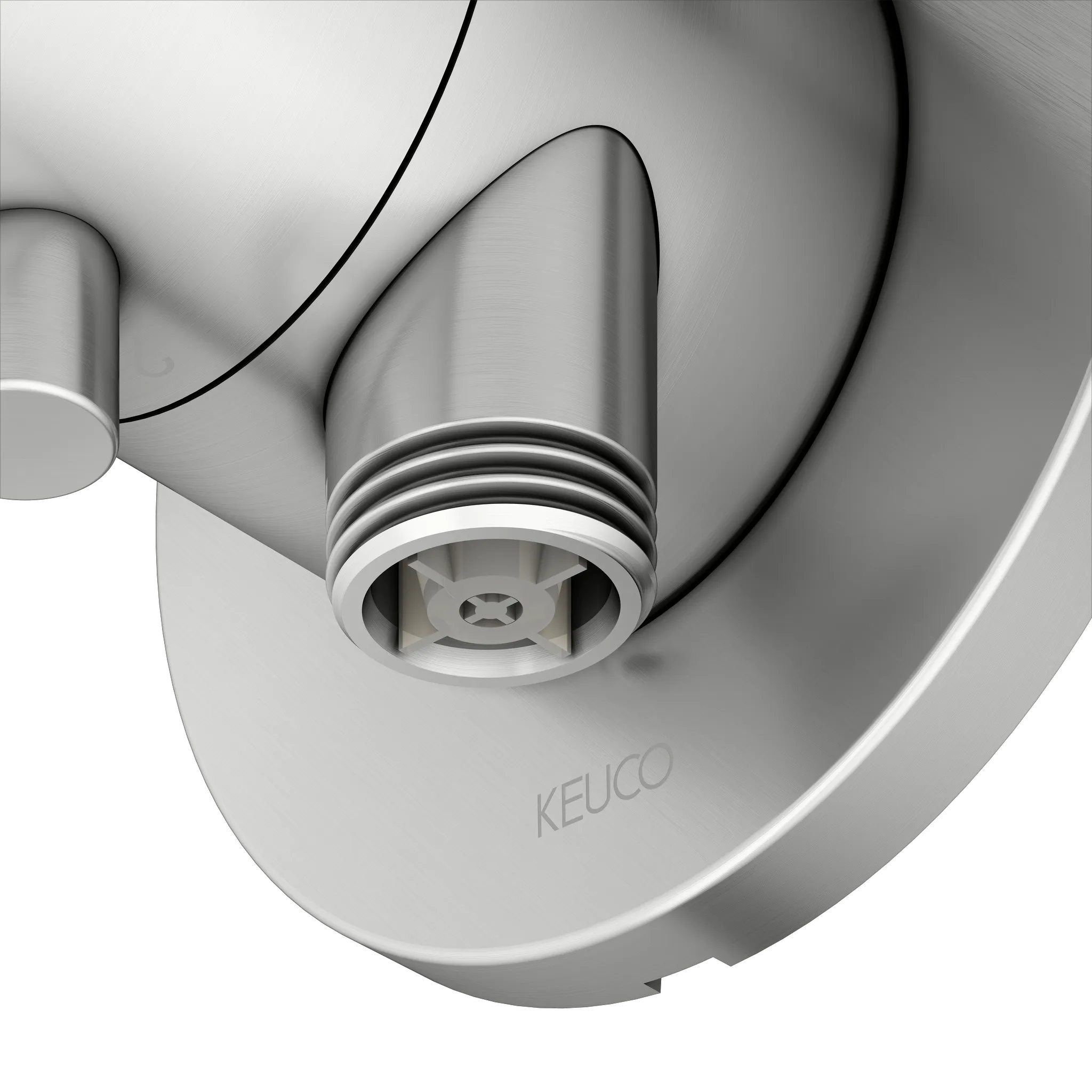 KEUCO IXMO Umstellventil Unterputz für 2 Verbraucher mit Schlauchanschluss IXMO Comfort, rund Edelstahl-finish KEUCO IXMO Umstellventil Unterputz für 2 Verbraucher mit Schlauchanschluss IXMO Comfort, rund Edelstahl-finish