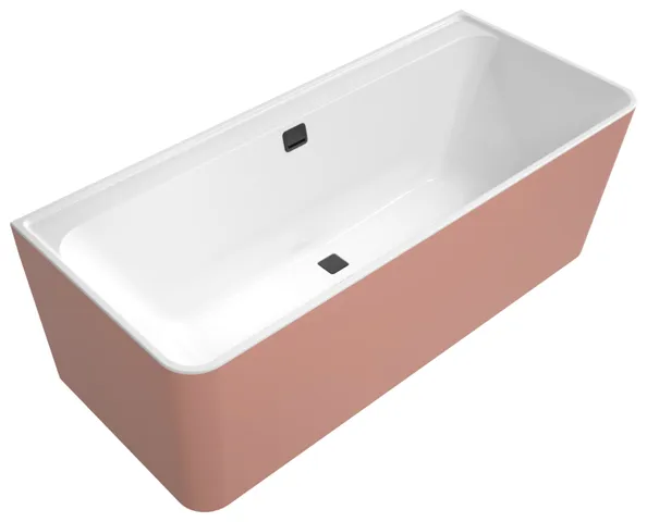 Villeroy & Boch Badewanne „Collaro“ vorwand rechteck 179,5 × 79 cm, mittig in Weiß Alpin / Colour On Demand