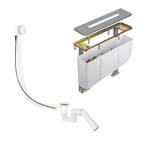 Montageeinheit RohbauSet für 4Loch Armaturen chrom Montageeinheit RohbauSet für 4Loch Armaturen chrom