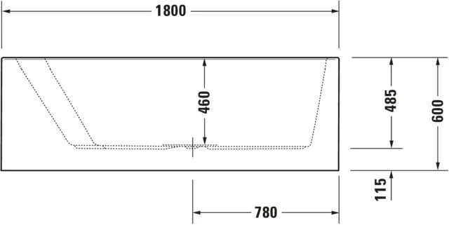 Duravit Whirlwanne „Paiova“ sonderform 1800 × 1400 mm, links mit Air-System, in Weiß Duravit Whirlwanne „Paiova“ sonderform 1800 × 1400 mm, links mit Air-System, in Weiß