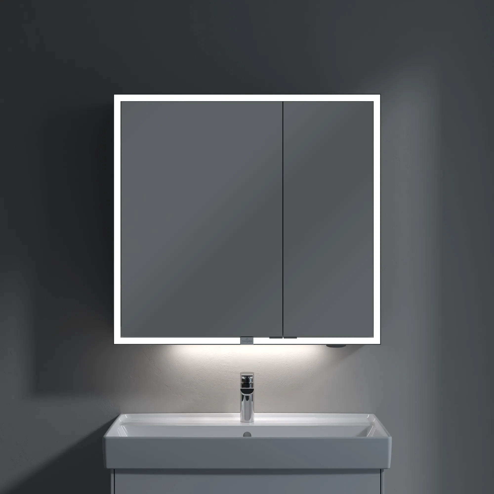 Villeroy & Boch Vorbau-Spiegelschrank „My View Now“ 800 × 750 × 168 mm in White Matt