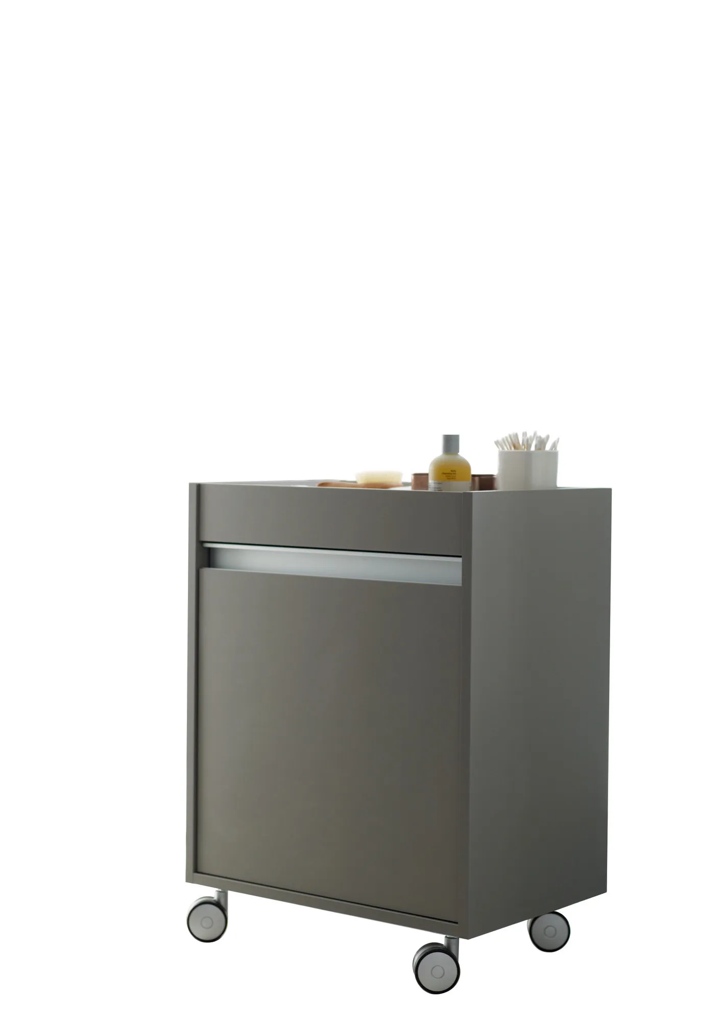 Duravit Rollcontainer „Ketho“ 50 × 67 × 36 cm Basalt Matt