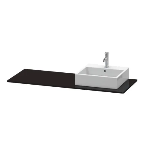 Duravit Konsole „XSquare“ in Schwarz Hochglanz