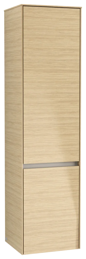 Villeroy & Boch Hochschrank Collaro C03300, Eckig Nordic Oak, 404x1538x349 mm, 2 Türen, SoftClosing, Wandmontage